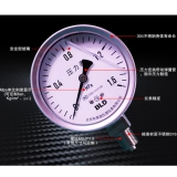 布莱迪 全不锈钢耐震压力表YTHN