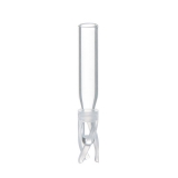 250ul带有聚合物支脚的玻璃内插管，适用于广口样品瓶