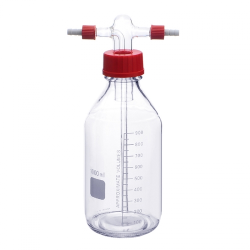 GL45 玻璃缓冲瓶 （洗气瓶）