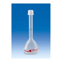 VITLAB 塑料容量瓶 （PMP 带螺旋盖 · B级）