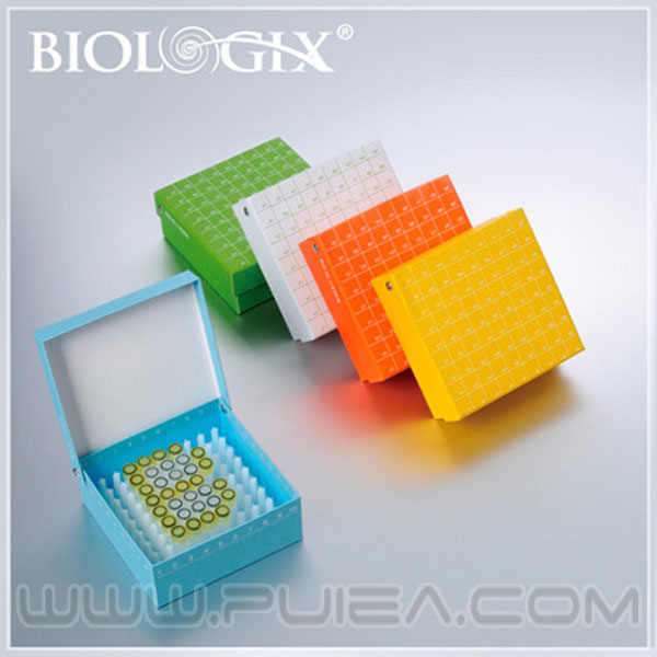 Biologix 彩色翻盖高端纸质冷冻盒