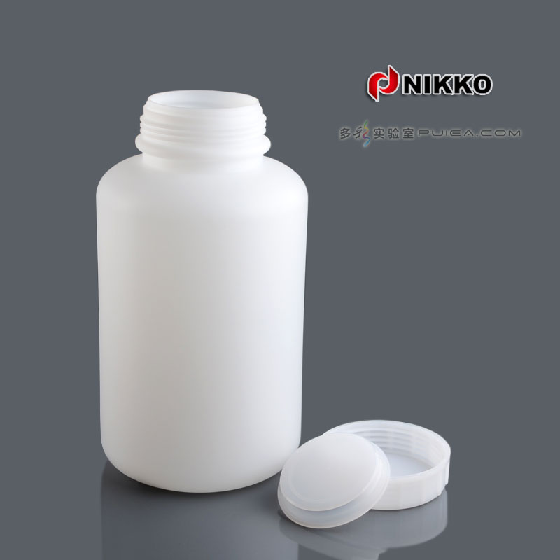 NIKKO 白色大口试剂瓶 （HDPE制）