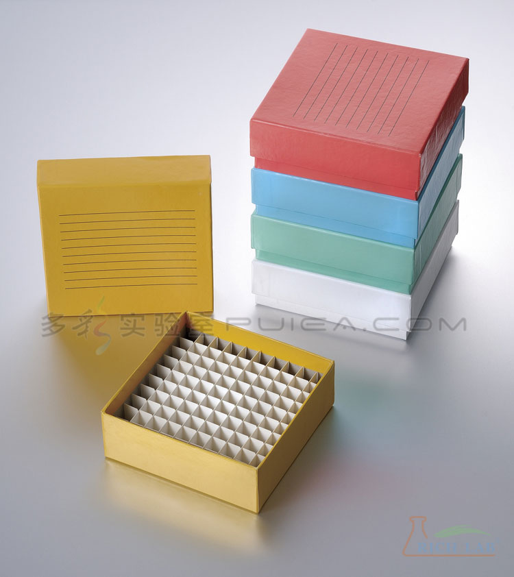 Biologix 彩色纸质冷冻盒