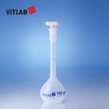 VITLAB棕色PMP容量瓶（带NS塞子）