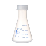 VITLAB 带螺帽三角烧瓶（PP）