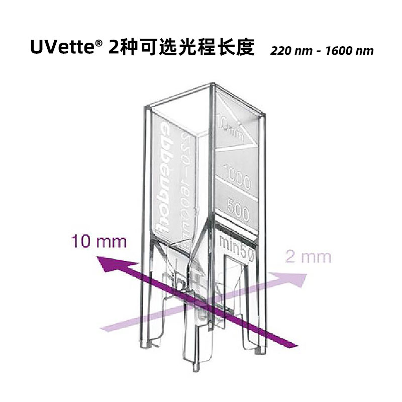 Eppendorf Uvette 比色皿