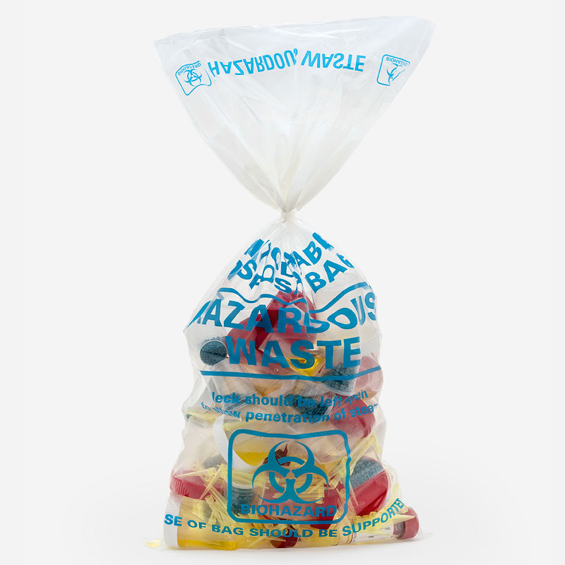 透明生物危险品处理袋 （50个/包）