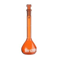 BRAND棕色玻璃容量瓶 USP