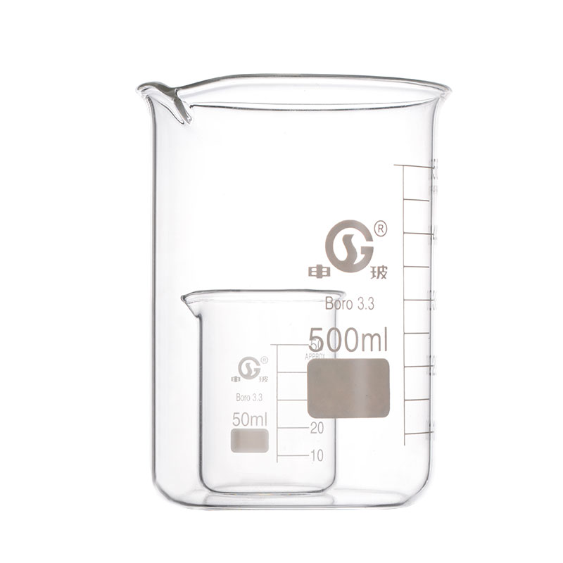 申玻 玻璃低型烧杯