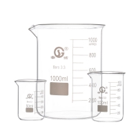 申玻 玻璃低型烧杯