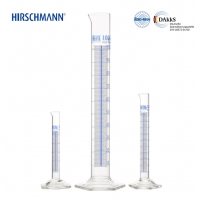 HIRSCHMANN 蓝白线刻度量筒 DURAN A级