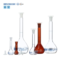 HIRSCHMANN 透明容量瓶 DURAN PP塞 A级