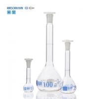 HIRSCHMANN 透明容量瓶 DURAN PP塞 A级