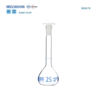 HIRSCHMANN 透明容量瓶 DURAN PP塞 A级