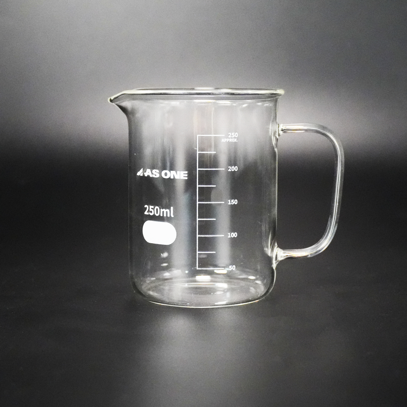 ASONE 带把手玻璃烧杯