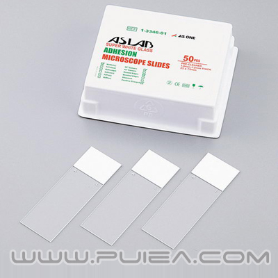 ASONE防脱磨砂载玻片（边缘抛光）