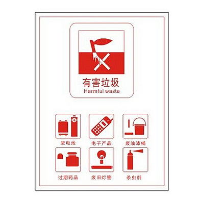 有害垃圾标识